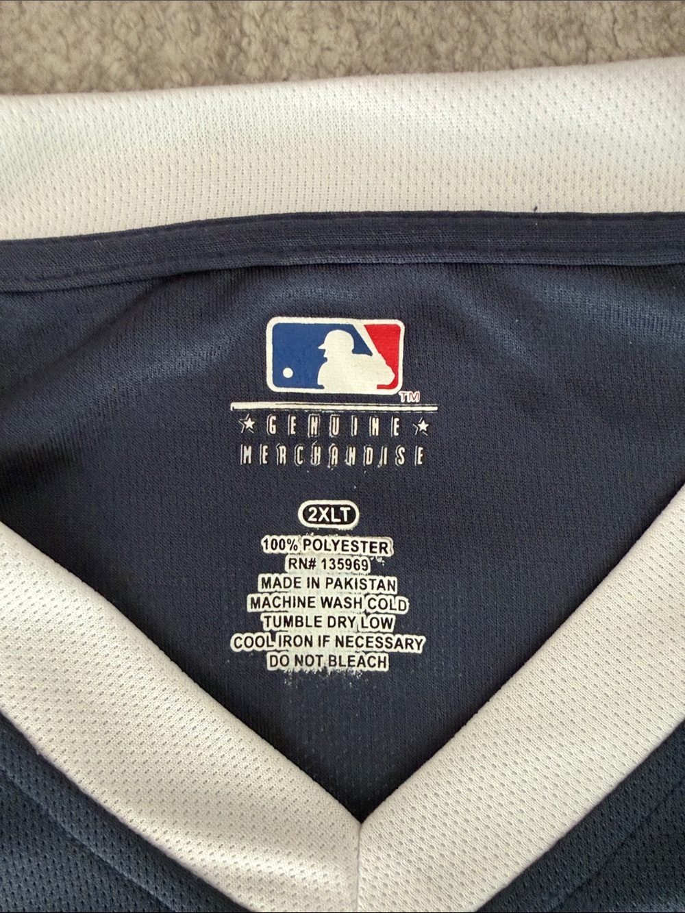 Derek Jeter 2 NY Yankees MLB Cooperstown Collection Baseball Jersey 2XLT NWT - Picture 3 of 7